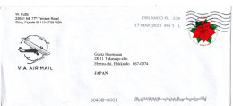L65718 - USA - 2023 - "Global" '18 EF A LpBf ORLANDO FL -> Japan - Cartas & Documentos