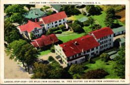 South Carolina Florence Colonial Hotel And Tavern Airplane View 1938 - Florence