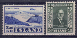 Island 1952 - Markenlot Aus Nr. 280 + 282, Postfrisch ** / MNH - Ungebraucht