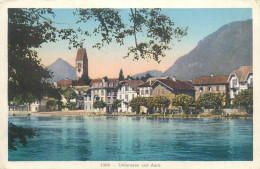 Switzerland Unterseen & Aare River - Unterseen