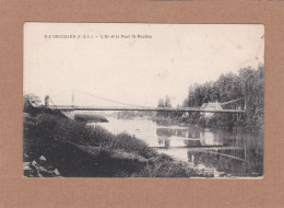 CPA 37 Ile Bouchard L'île Et Le Pont St-Maurice - L'Île-Bouchard