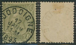 émission 1884 - N°47 Obl Simple Cercle "Jodoigne" - 1884-1891 Leopoldo II