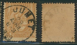 émission 1884 - N°50 Obl Simple Cercle "Jumet" - 1884-1891 Leopoldo II