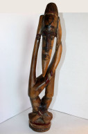 ANCIEN GRANDE STATUE SCULPTURE SENOUFO DÉBLÉ TOTEM COTE IVOIRE ART AFRICAIN 64cm   (303108.1) - Afrikaanse Kunst