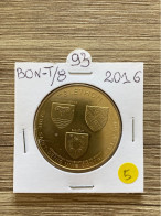 Monnaie De Paris Jeton Touristique - 93 - BON-T - Téléthon 2016 - 2016