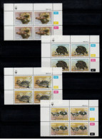 1984 SWA South West Africa Cylinder Blocks Set MNH Thematics Birds South African Ostrich (SB4-023) - Nuovi