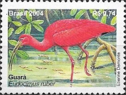 BRAZIL - SCARLET IBIS (Eudocimus Ruber) 2004 - MNH - Pelikanen