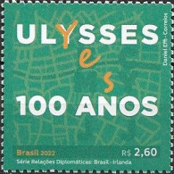 BRAZIL - DIPLOMATIC RELATIONS BETWEEN BRAZIL AND IRELAND (ULYSSES) 2022 - MNH - Unused Stamps