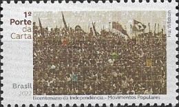 BRAZIL - BICENTENNIAL OF BRAZIL'S INDEPENDENCE: POPULAR MOVEMENTS 2022 - MNH - Unused Stamps