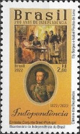 BRAZIL - BRAZILIAN INDEPENDENCE BICENTENNIAL: DOM PEDRO I AND THE CHAMBER OF DEPUTIES 2022 - MNH - Unused Stamps