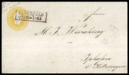 1859, Altdeutschland Preussen, U 19 A, Brief - Enteros Postales