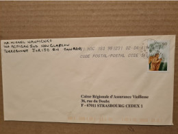 LETTRE CANADA NEW GLASCOW TIMBRE CHRISTMAS 1998 Sans Indication De Pays - Briefe U. Dokumente