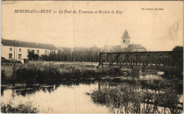 CPA MIREBEAU-sur-BEZE - Le Pont Du Tramway Et Rviere De La BEZE (115774) - Mirebeau