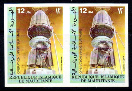 Mauritanie Mauritania 0552/54 Mi A 175/77 Y Paires Imperforées, Opération Viking Sur Mars, Parachute - Altri & Non Classificati