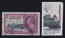 Bechuanaland Protectorate, SG 114c, Used "Lightning Conductor" Variety - 1885-1964 Protectorat Du Bechuanaland