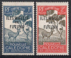 Wallis & Futuna Timbres-Taxe N°21* & 22* Neufs Charnière TB Cote 4.00€ - Timbres-taxe