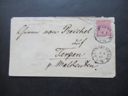 AD NDP 1869 GA Umschlag 1 Groschen Auf Umschlag Von Preußen U 36  Stempel K2 Landsberg ADW - Enteros Postales