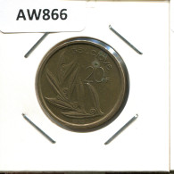 20 FRANCS 1980 Französisch Text BELGIEN BELGIUM Münze #AW866.D - 20 Frank