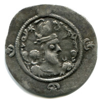 SASSANIAN HORMIZD IV Silver Drachm Mitch-ACW.1073-1099 #AH203.45.U - Orientalische Münzen