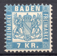 BADEN (GERMANY) 1868 Nº YVERT  25a - MINT HINGED - Mint