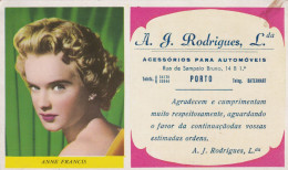 PORTUGAL -  PORTO - MATA BORRÃO - BLOTTER - ADVERTISING - CINEMA - ACTRESS - ANNE FRANCIS - Cinéma & Theatre