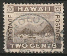 Hawaii 1894 2c. Brown Used, Nice Cancel Scott 75 - Hawaii