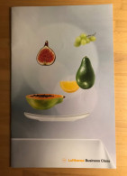 LUFTHANSA Business Class Menu LH 501 07/15-08/15 - Rio De Janeiro To Munich - Menu Kaarten