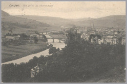 LUXEMBOURG - 1908 2c ADOLPHE Sole Use - PPC Diekirch Herrenberg View (Zenner) To Luxembourg-Ville - - 1895 Adolphe De Profil