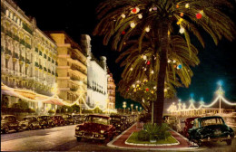 NICE    ( ALPES MARITIMES )   LA PROMENADE DES ANGLAIS LA NUIT - Nice By Night