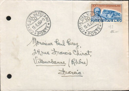 VATICAN SEUL SUR LETTRE POUR LA FRANCE 1954 - Covers & Documents