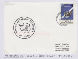 British Antarctic Territory (BAT) Cover Ca Ca Rothera 24 JAN 2005 (TR166) - Covers & Documents