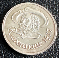 Belgium Rubensjaar 1977  Antwerpen (Silver) - Elongated Coins