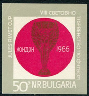 BULGARIA 1966 Football World Cup Block MNH / **  Michel Block 18 - Ungebraucht