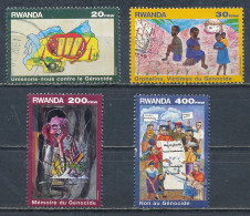 °°° RWANDA - Y&T N°1332/35 - 1999 °°° - Usati