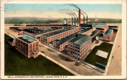 Ohio Akron The Kelly Springfield Tire Company 1917 Curteich - Akron