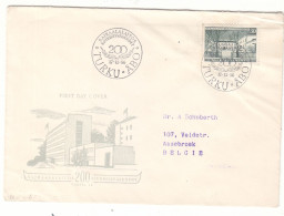 Finlande - Lettre De 1956 - Oblit Turku - Université - - Covers & Documents