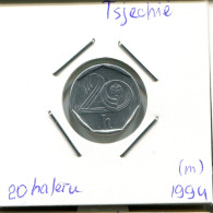 20 HELLER 1994 REPÚBLICA CHECA CZECH REPUBLIC Moneda #AP717.2.E - Tsjechië