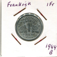 1 FRANC 1944 FRANCE Coin French Coin #AM539 - 1 Franc