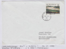 British Antarctic Territory (BAT) Cover Ca Signy 26 NO 1993 (TR167B) - Lettres & Documents