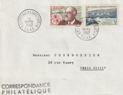 TAAF 1962 Lettre CAD ILES ST PAUL ET AMSTERDAM Timbre Jean CHARCOT - Lettres & Documents
