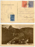 Austria 1920's Postcard - Salzkammergut, Weißenbach Am Attersee; 20k, 45k & 75k Agriculture & Labor And Industry Stamps - Attersee-Orte