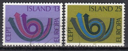 ICELAND 471-472,used,falc Hinged - Oblitérés