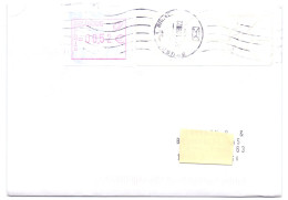 Belgium ATM Timbre De Guichet Blanco Circulée Avec Complément ATM RARE!!! - Lettres & Documents