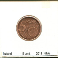 5 CENTS 2011 ESTONIA Coin #AS690.U - Estonia