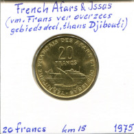 20 FRANCS 1975 Französisch AFARS & ISSAS Koloniale Münze #AM525.D - Djibouti (Afars Et Issas)