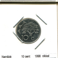 10 CENTS 1998 NAMIBIA Moneda #AS397.E - Namibië