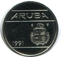 5 CENTS 1991 ARUBA Moneda (From BU Mint Set) #AH112.E - Aruba