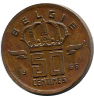 50 CENTIMES 1966 DUTCH Text BÉLGICA BELGIUM Moneda #BA463.E - 50 Cent