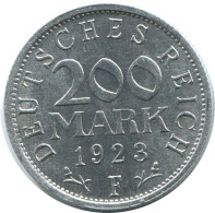 200 MARK 1923 F ALLEMAGNE Pièce GERMANY #AE418.F - 200 & 500 Mark