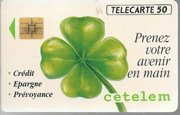 CARTE²-PRIVEE-50U-EN 571-SO3-01/93-CETELEM-V°Série A 317133-Utilisé Reste 37U-TBE - 50 Einheiten